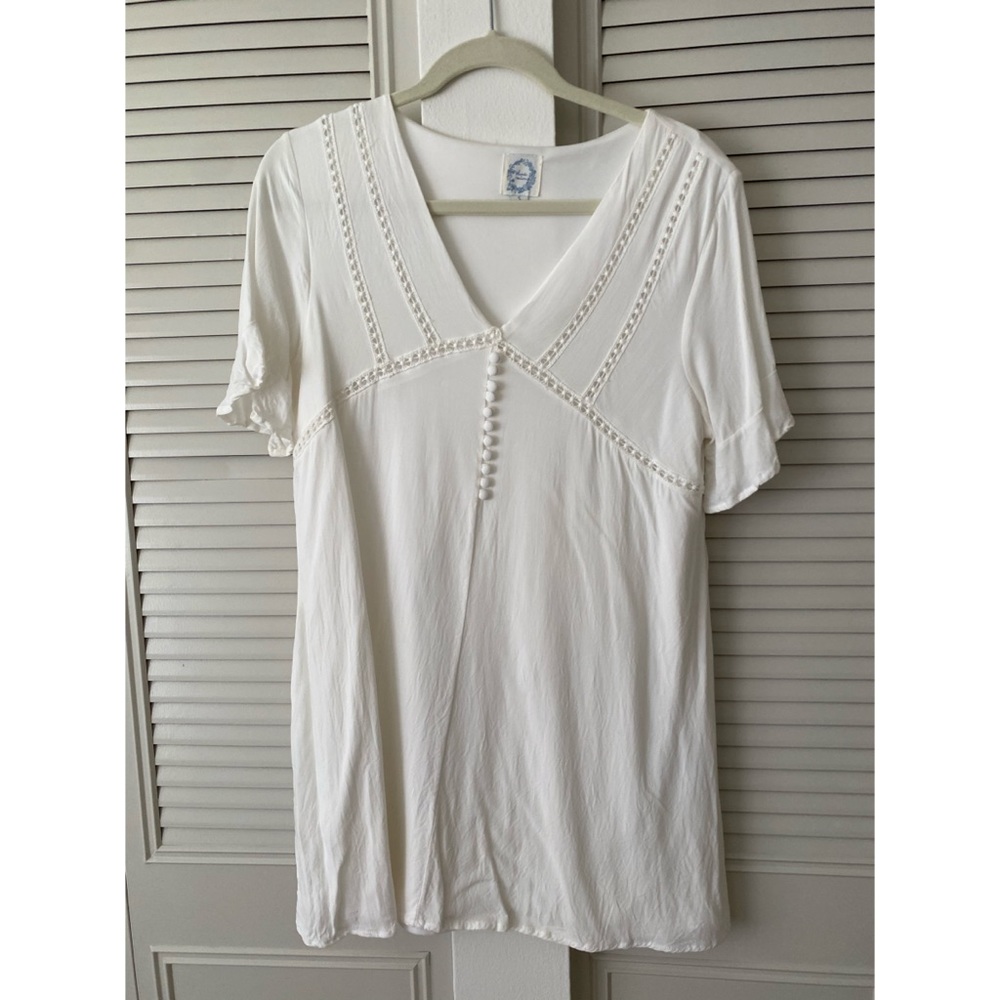 White Summer Shift Dress